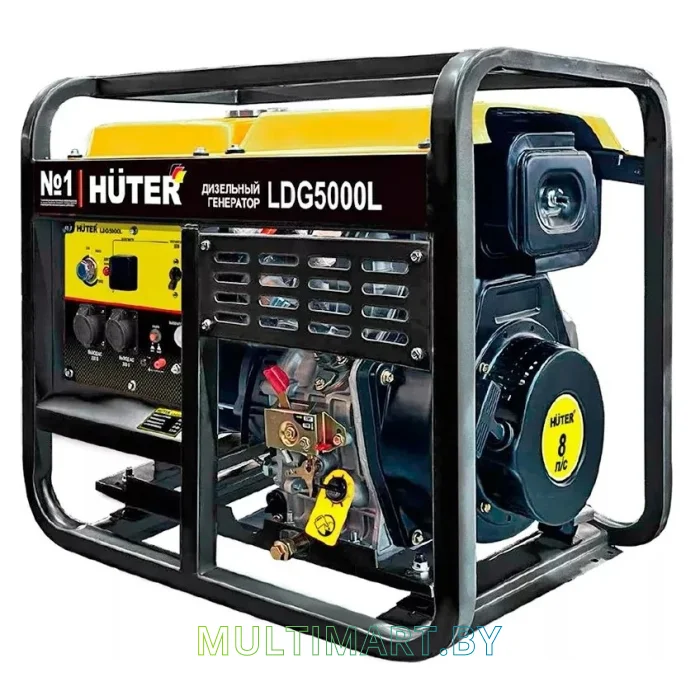Дизельный генератор Huter LDG 5000L